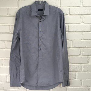 Lanvin Men's Fitted Long Sleeve Button Down Shirt